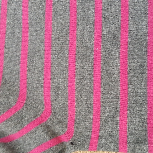 Autumn Cashmere Crew Neck Striped Pullover Sweater  size M - Picture 8 of 10